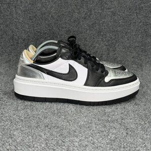 Jordan 1 Elevate Low SE Shoes Women's 11 Silver Toe Athletic Low Lace Platform